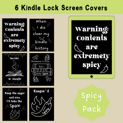 Kindle Lock Screen - Spicy Pack